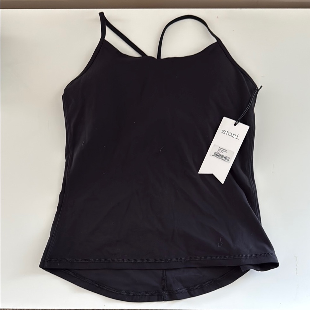 Black Fitted Camisole Tank Top